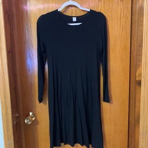 Black long sleeve old navy dress